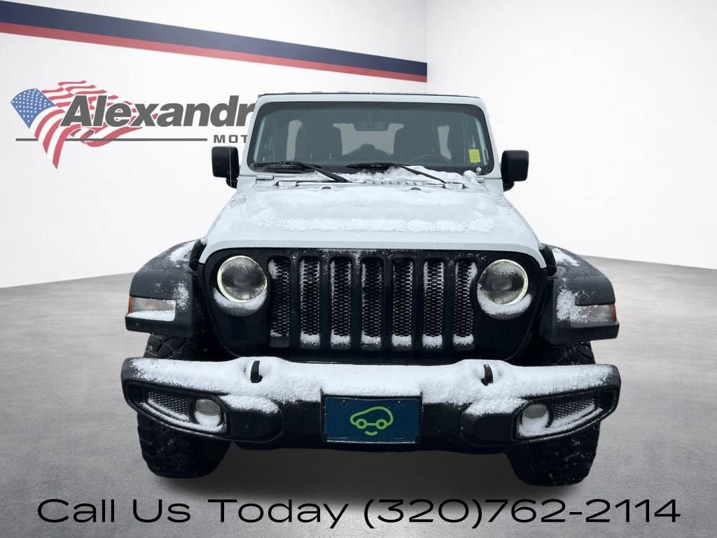Used 2023 Jeep Wrangler 4-Door Willys with VIN 1C4HJXDM3PW597481 for sale in Alexandria, Minnesota