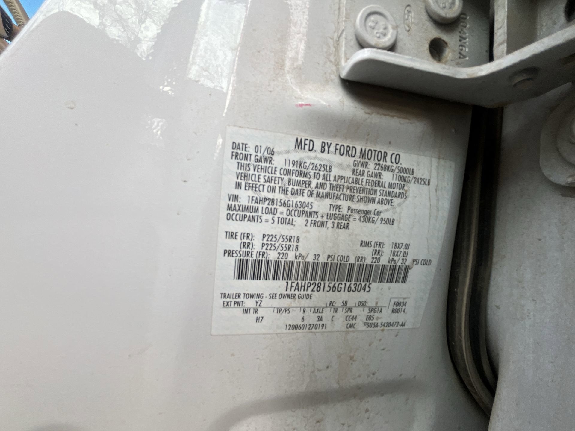 2006 Ford Five Hundred Limited