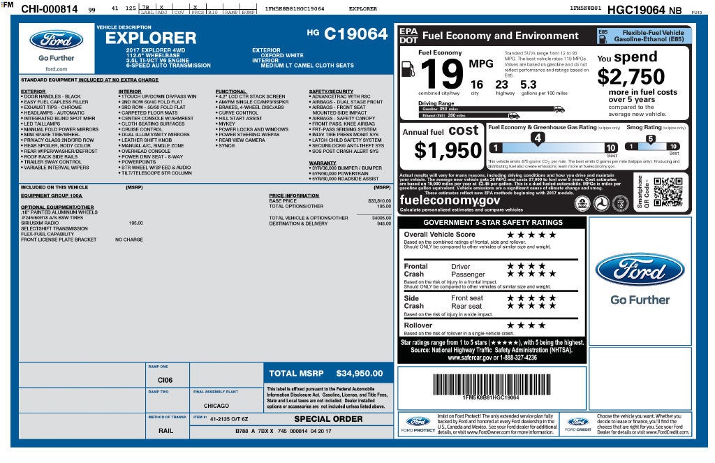 2017 Ford Explorer Base