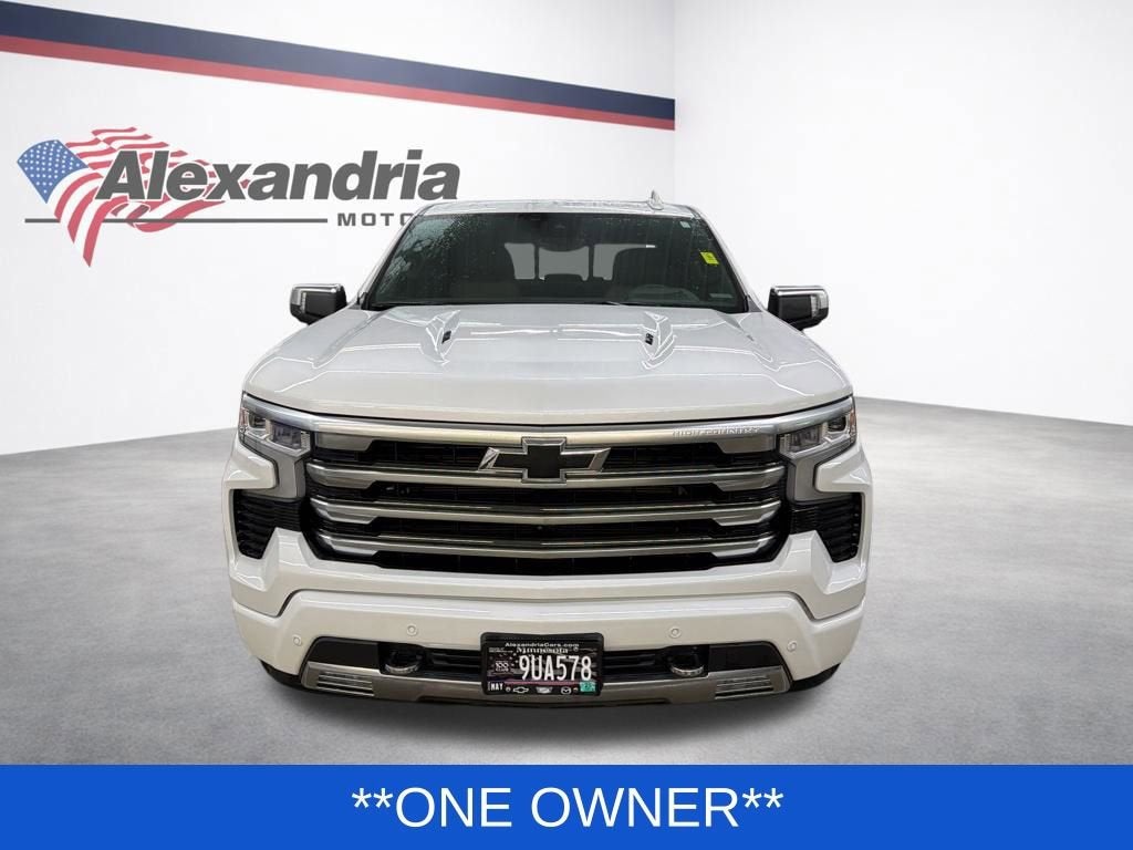 Used 2023 Chevrolet Silverado 1500 High Country with VIN 1GCUDJEL0PZ304191 for sale in Alexandria, Minnesota