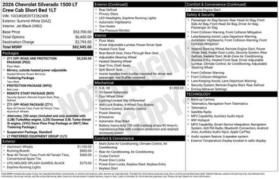 2026 Chevrolet Silverado 1500 LT