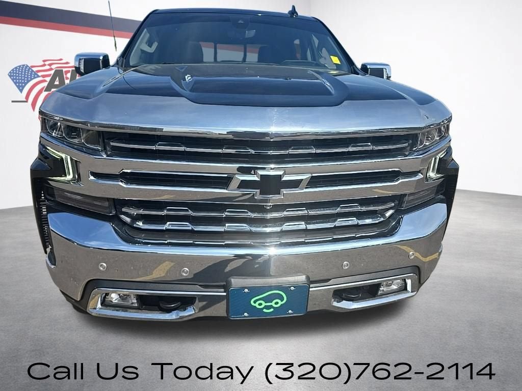 Used 2021 Chevrolet Silverado 1500 LTZ with VIN 1GCUYGEL7MZ276831 for sale in Alexandria, Minnesota