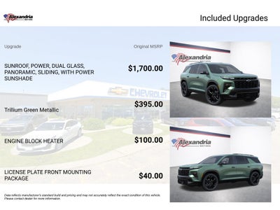 2027 Chevrolet Traverse RS