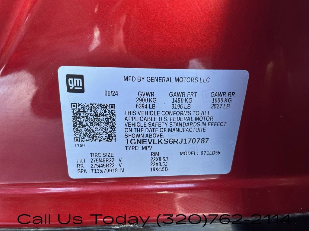 2024 Chevrolet Traverse RS