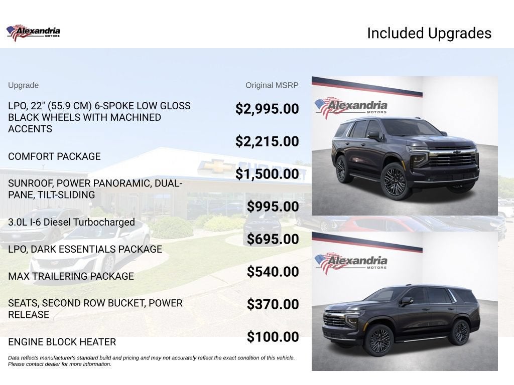 2026 Chevrolet Tahoe LT