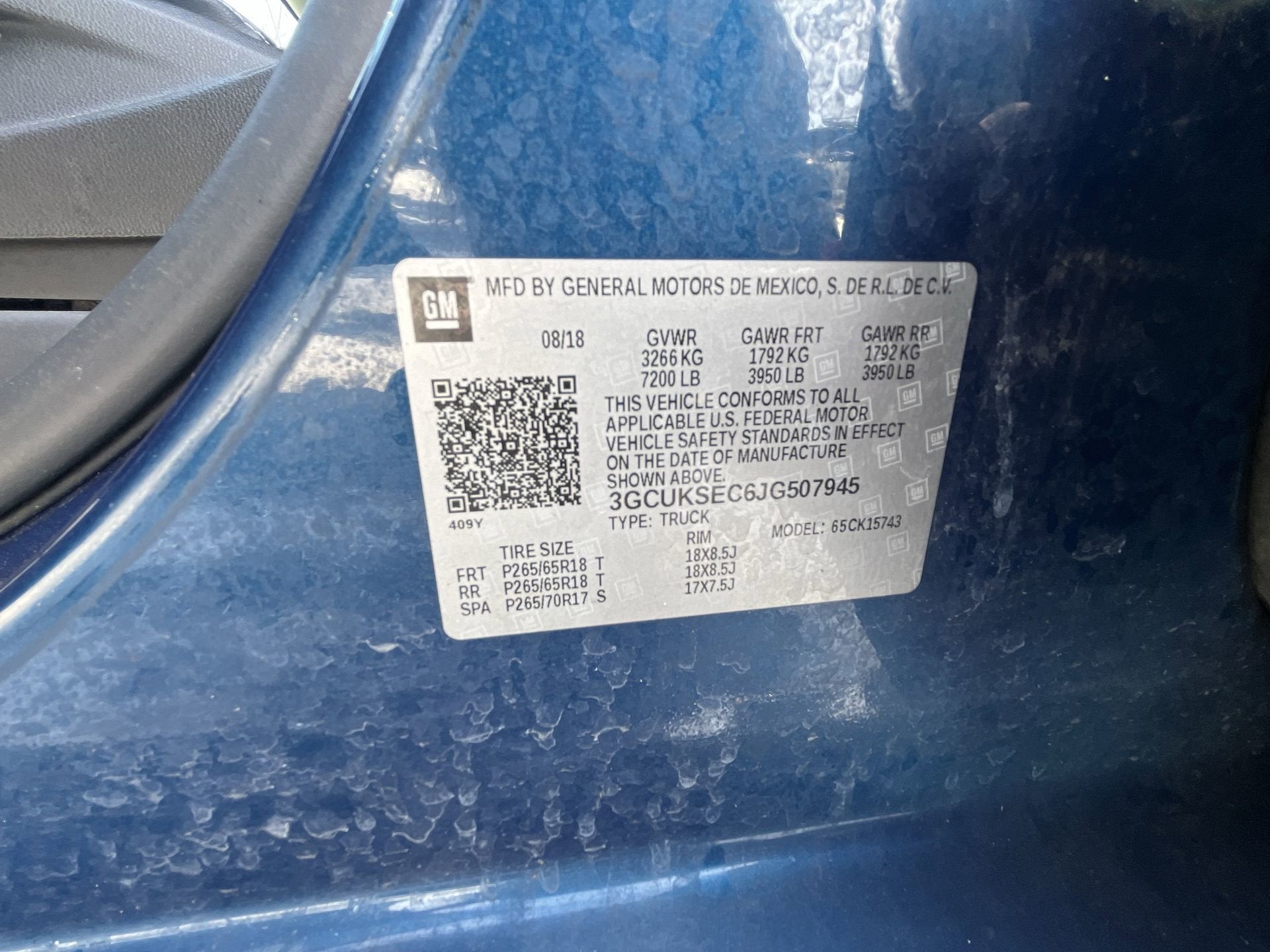 2018 Chevrolet Silverado 1500 LTZ