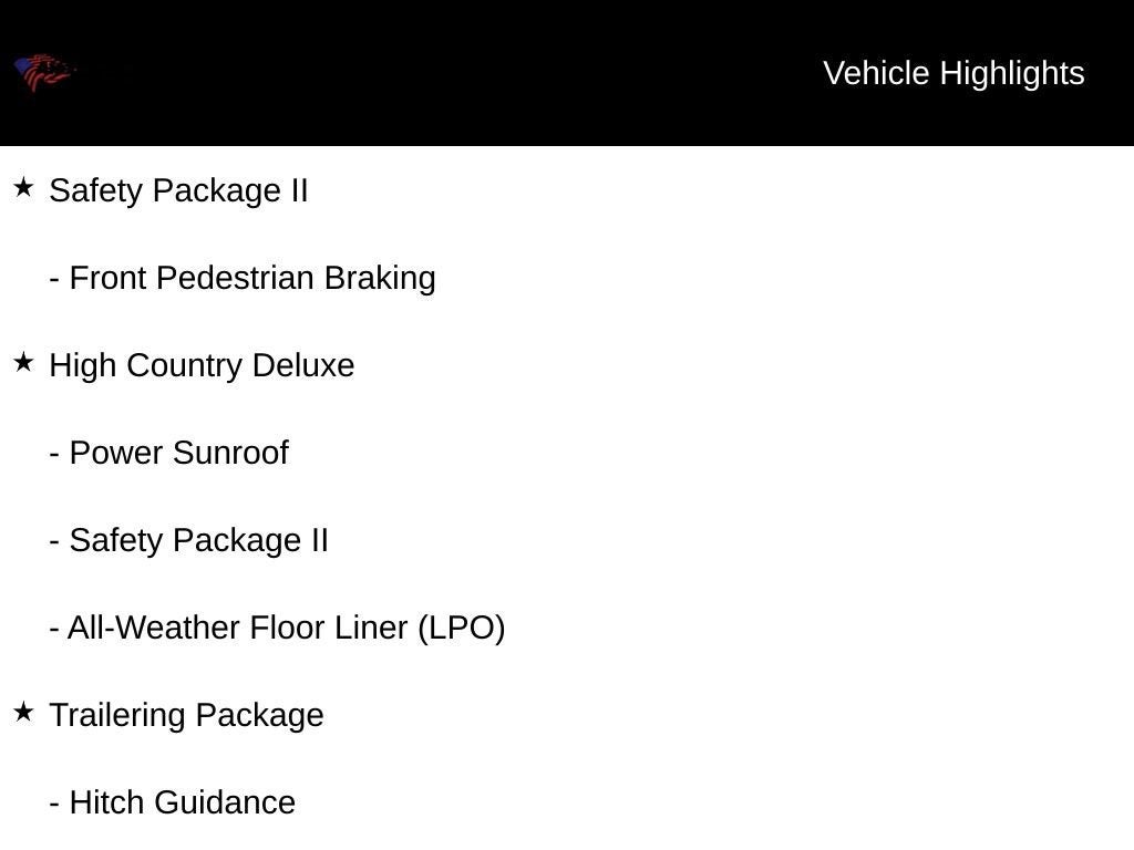 2021 Chevrolet Silverado 1500 High Country