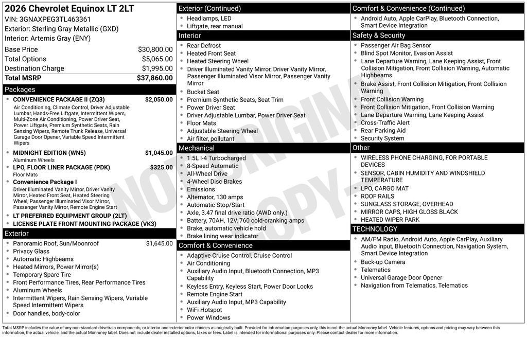 2026 Chevrolet Equinox LT