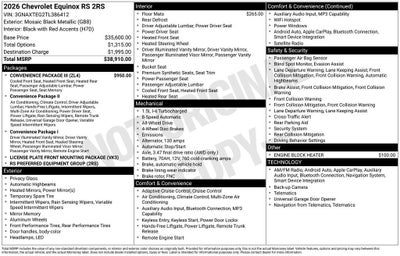 2026 Chevrolet Equinox RS
