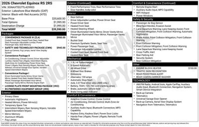 2026 Chevrolet Equinox RS