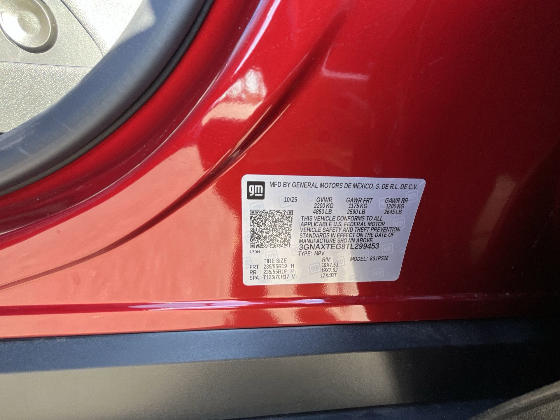 2026 Chevrolet Equinox RS