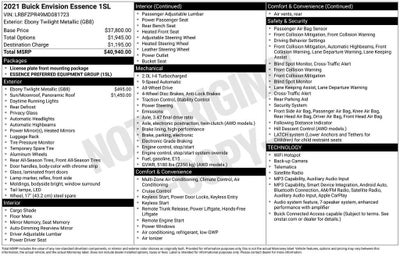 2021 Buick Envision Essence