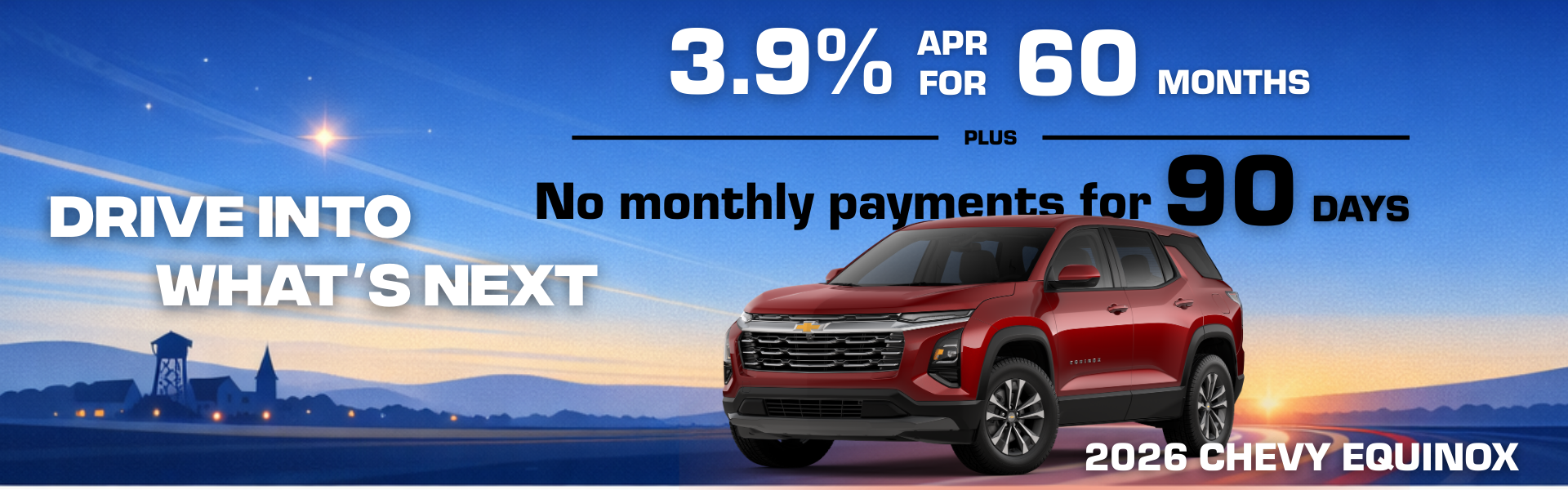 Chevy Equinox Alexandria, MN with NO PAYMENTS for 90 DAYS