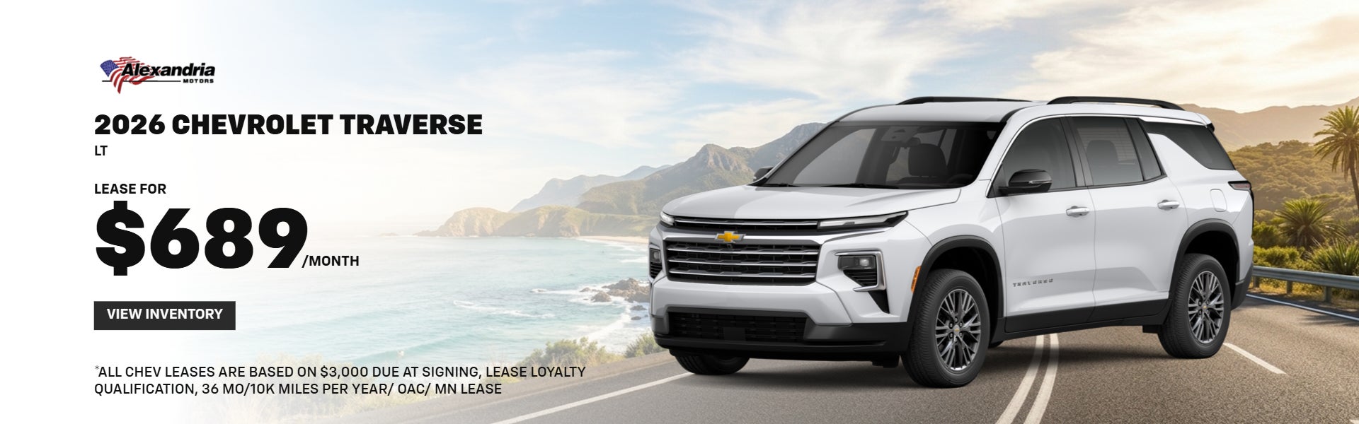 New 2026 Chevrolet Traverse LT