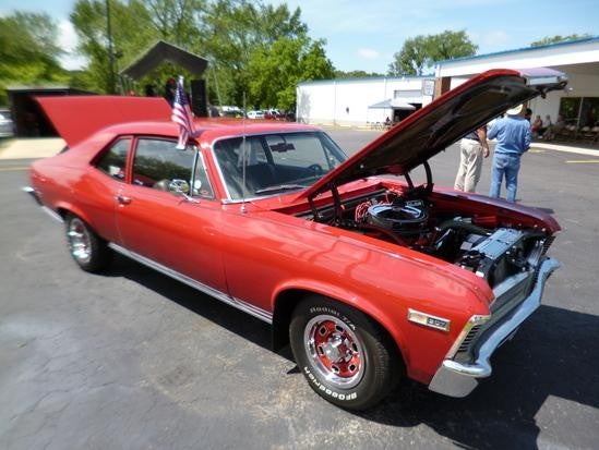 Red 1968 Chevy Nova owned by Earl Wilson of West Plains
