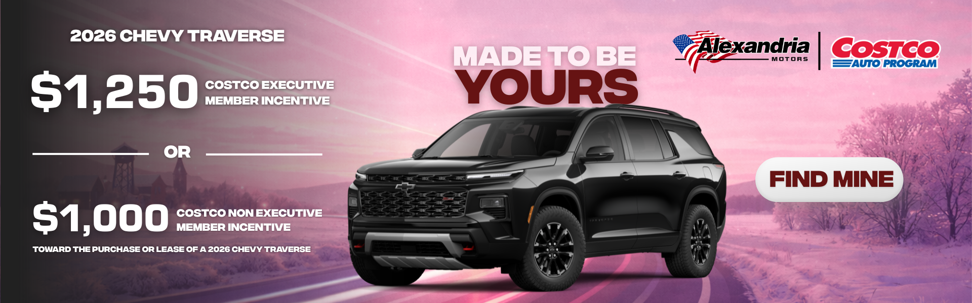 BIG February 2026 Chevy Traverse Incentives near Alexandria